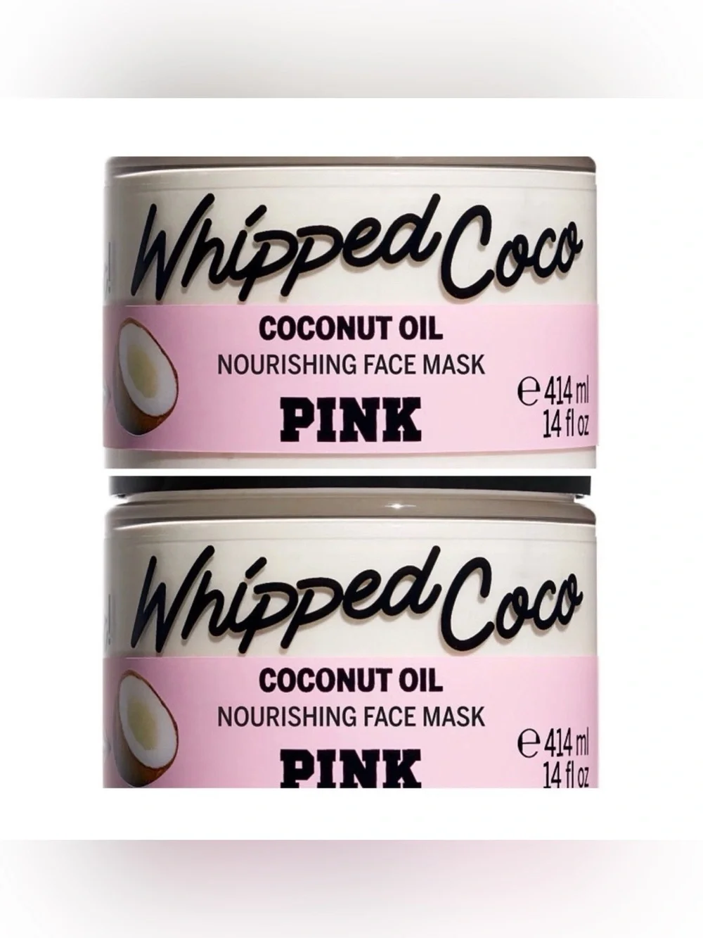 Victoria's Secret PINK Coconut Oil Nourishing Face Mask ~ 6 fl.oz. ( Lot of 2 )